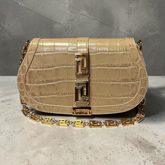 VERSACE Greca Goddess Shoulder Bag