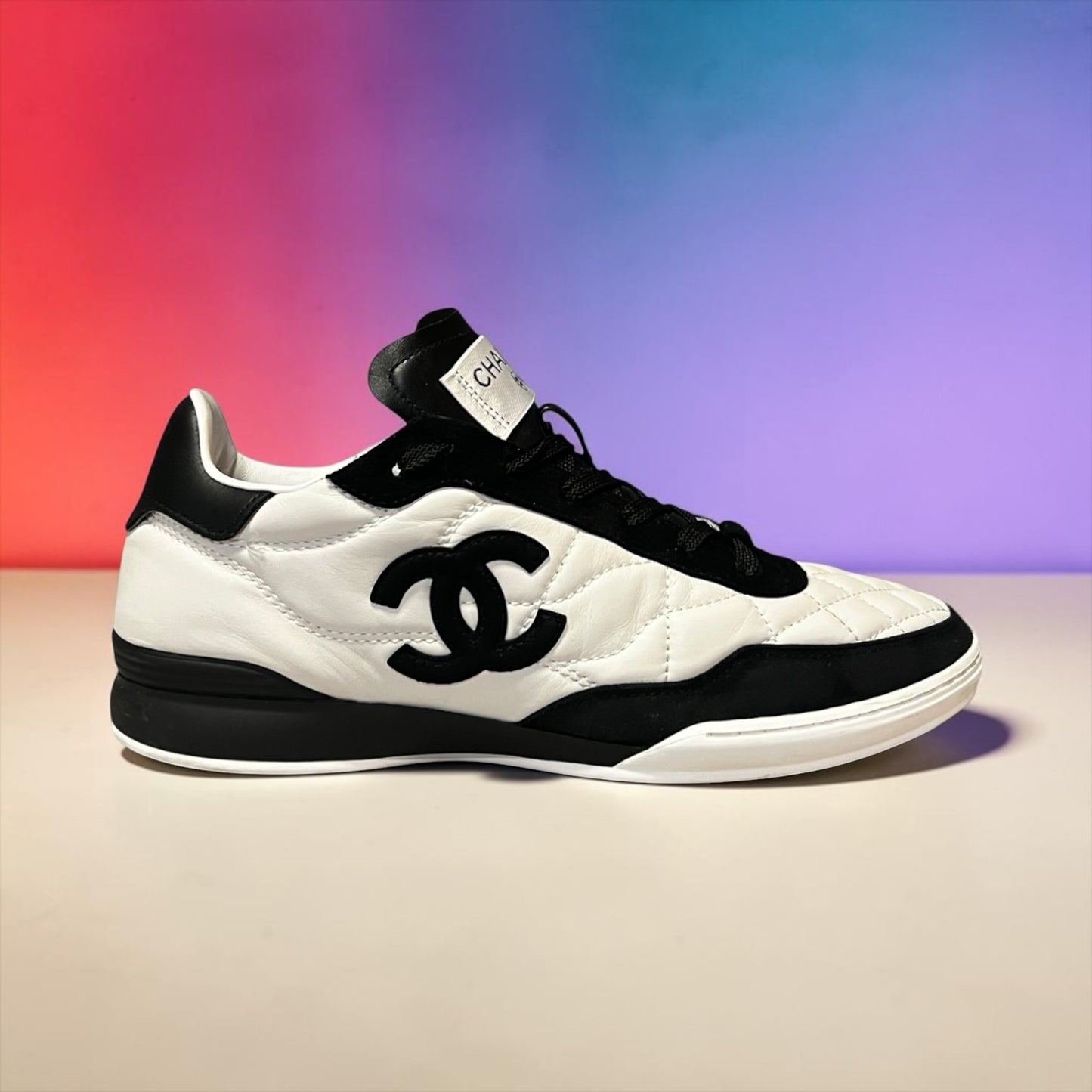 CHANEL Quilted CC Sneakers | 37.5