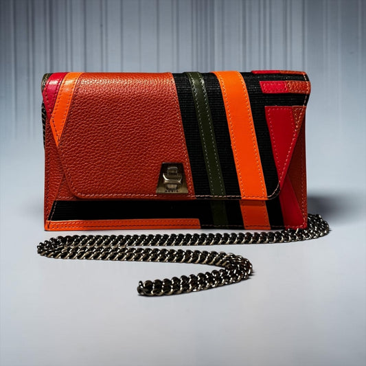 AKRIS Anouk Zigzag Crossbody Clutch