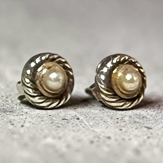 DAVID YURMAN Pearl Cookie Stud Earrings