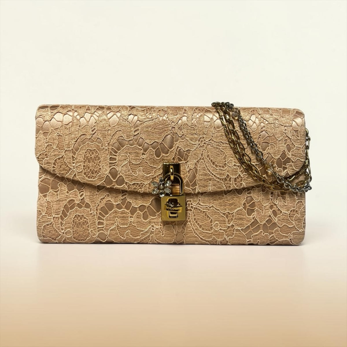 DOLCE & GABBANA Pizzo Taormina Lace Clutch