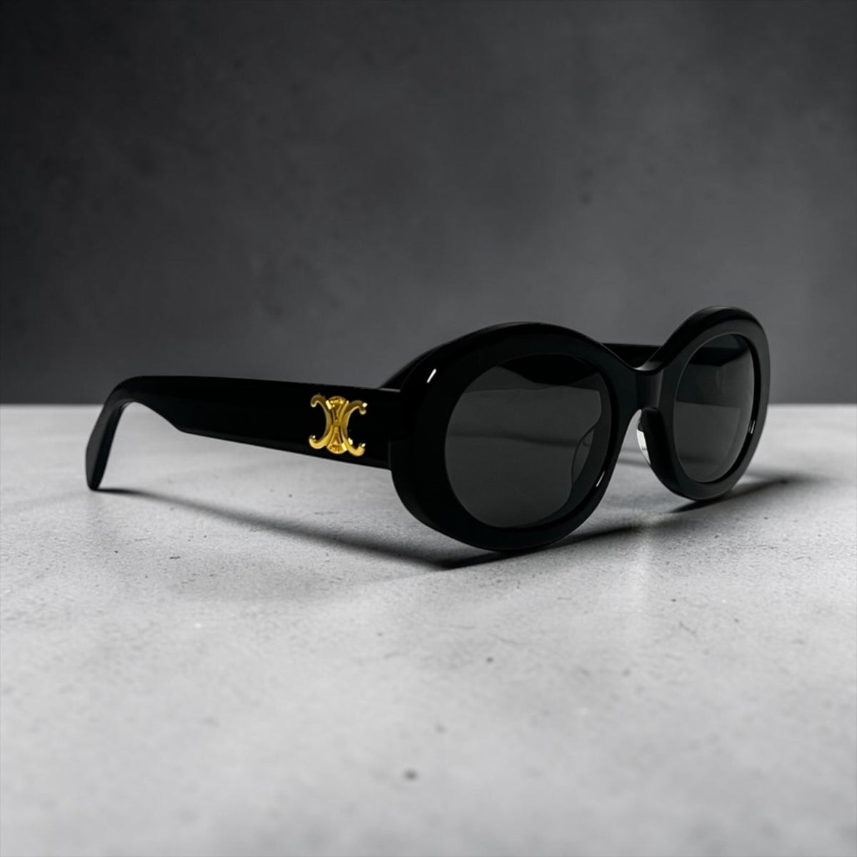 CELINE Triomphe Sunglasses in Black