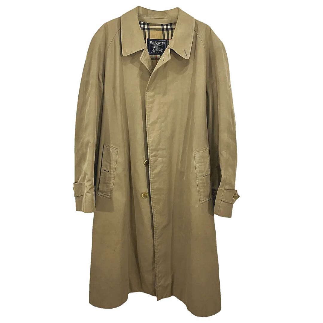 BURBERRY Tan Rain Coat Trench | Size Small