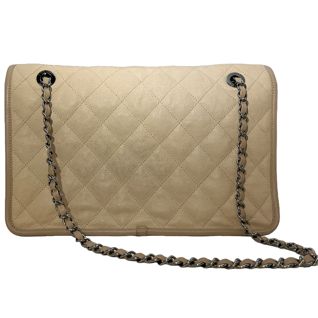 CHANEL French Riviera Large Flap Bag