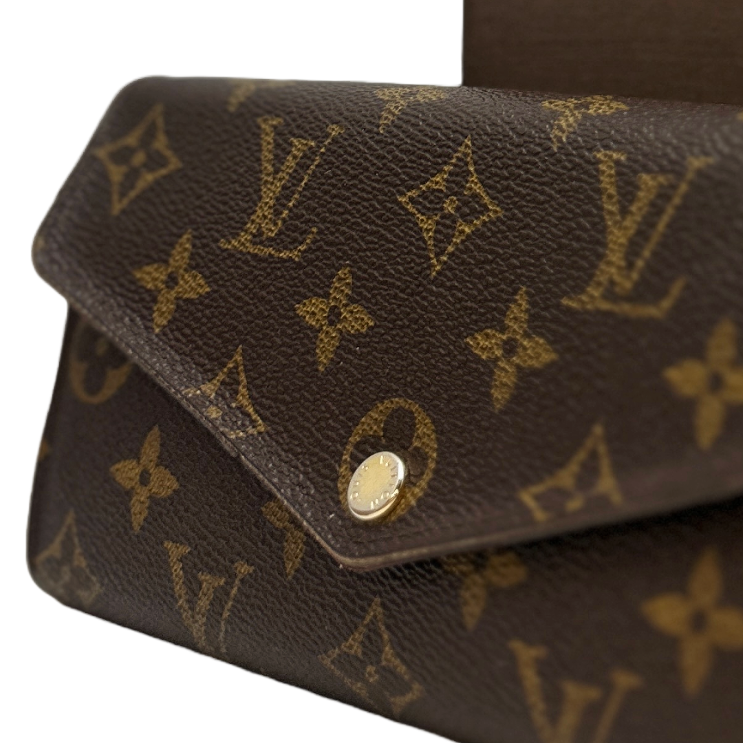 LOUIS VUITTON  Monogram Portefeuille Sarah Long Wallet