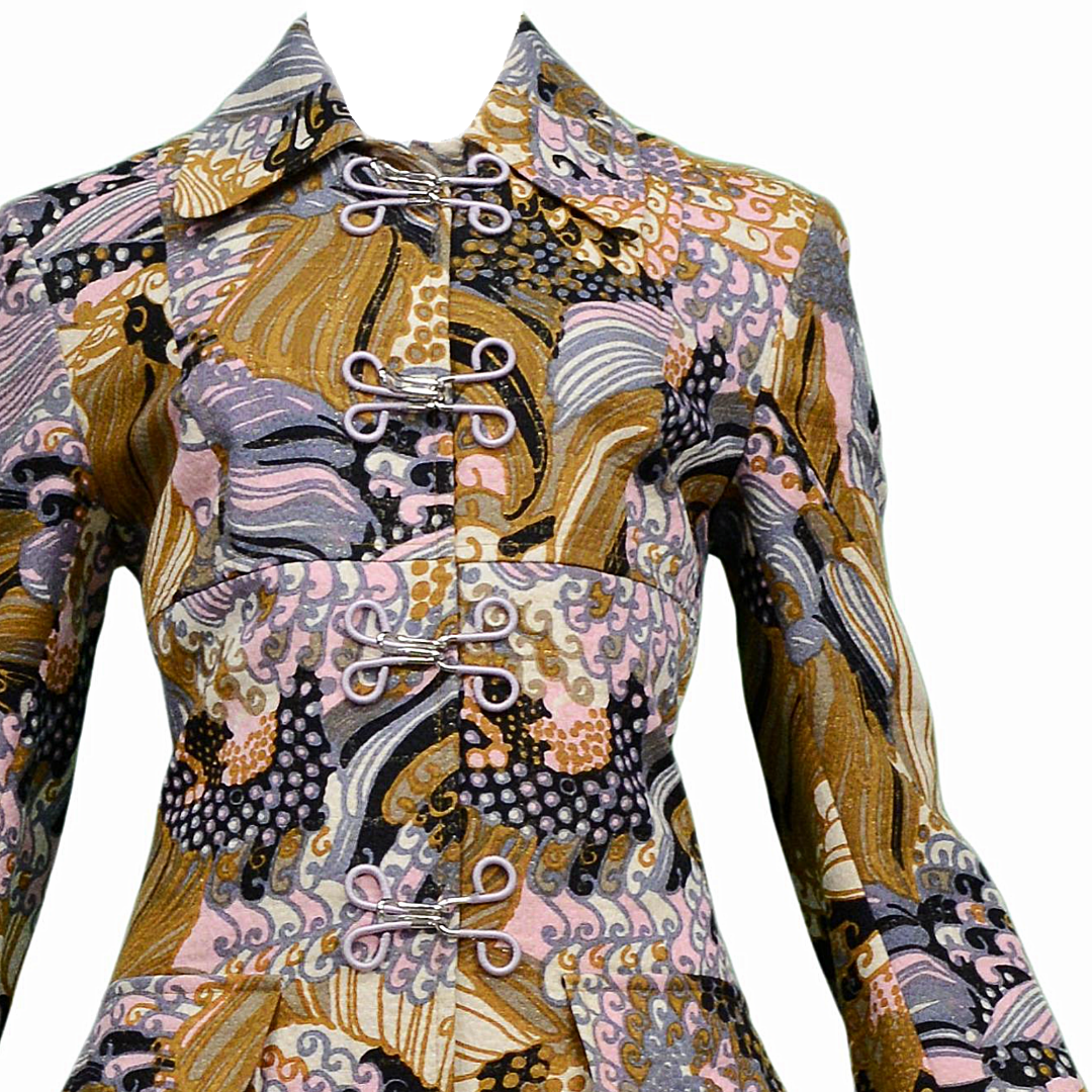 DOLCE & GABBANA Psychedelic Coat | Size 42