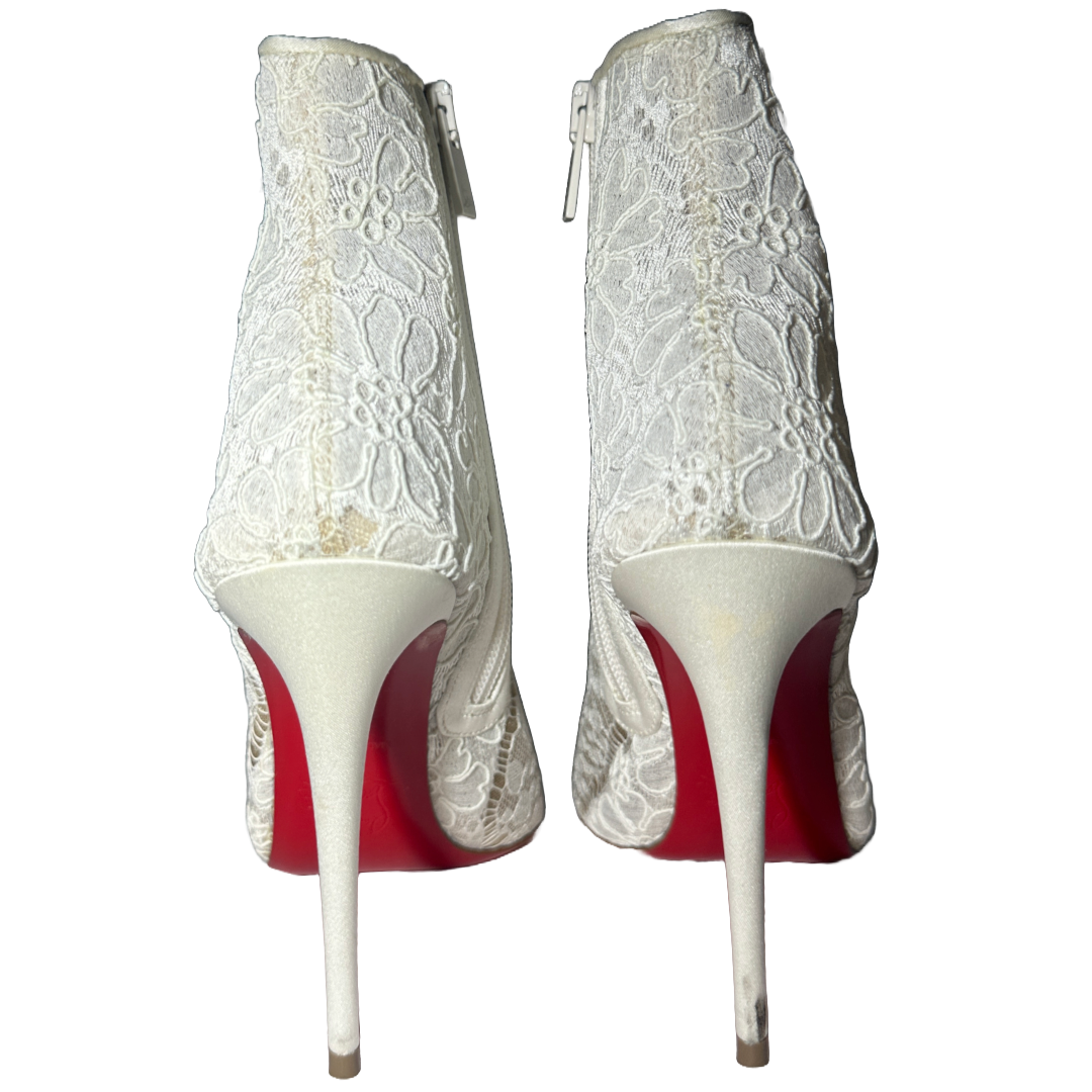 CHRISTIAN LOUBOUTIN Gipsybootie Lace Booties | 36