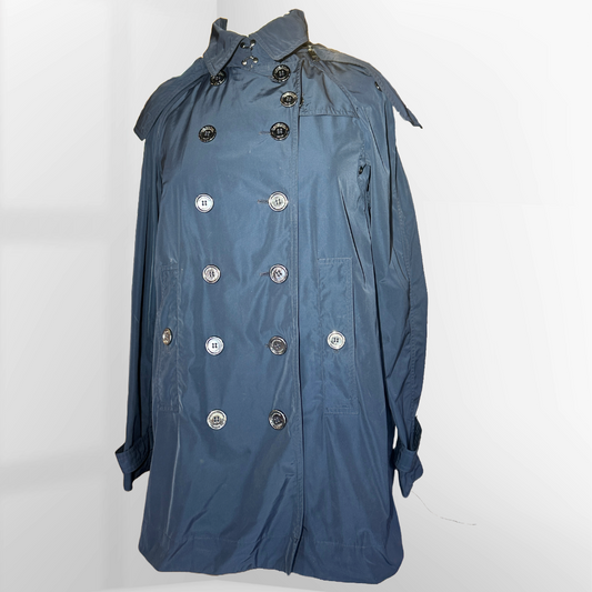 BURBERRY BRIT Balmoral Raincoat Jacket Navy | Size 4