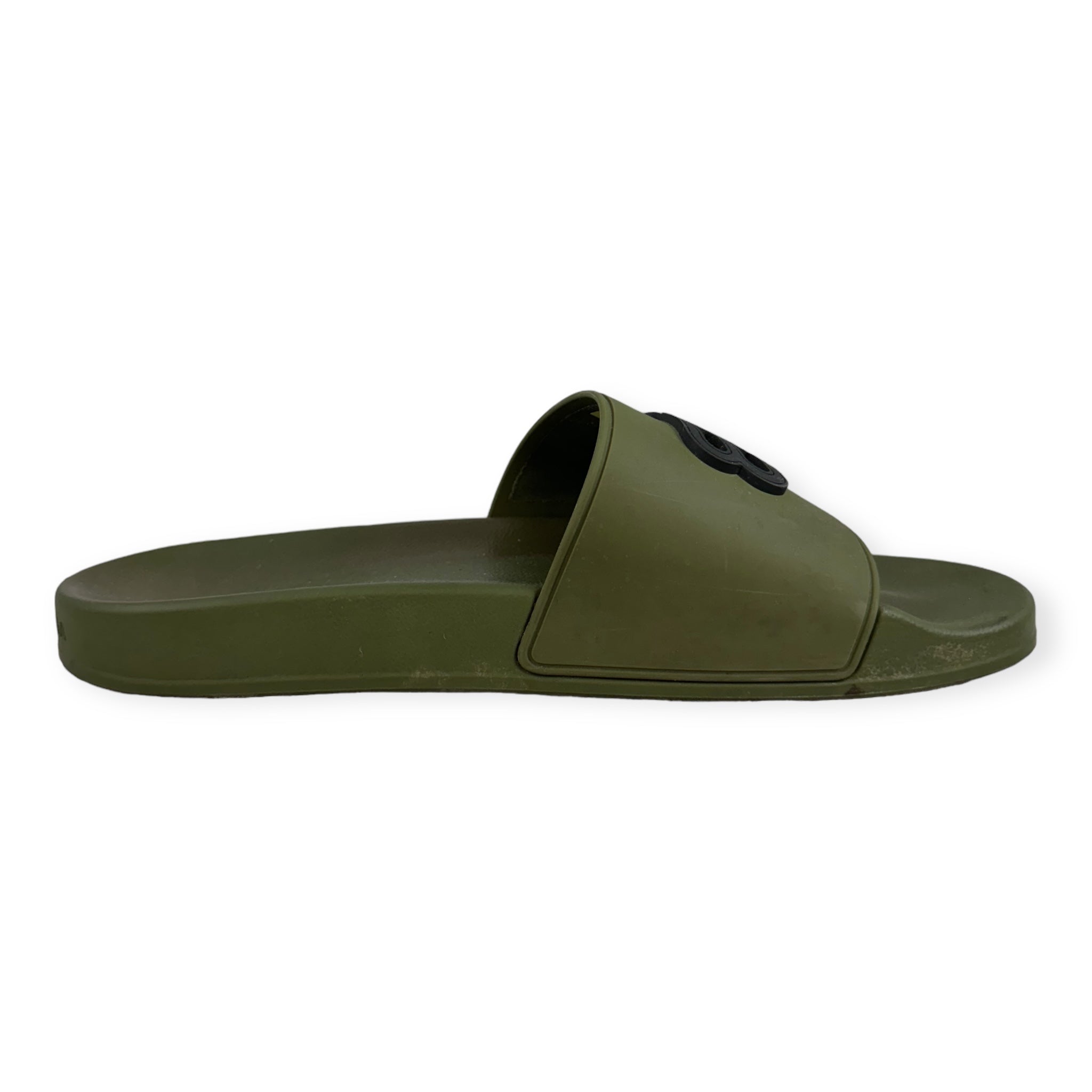 Balenciaga slippers green best sale