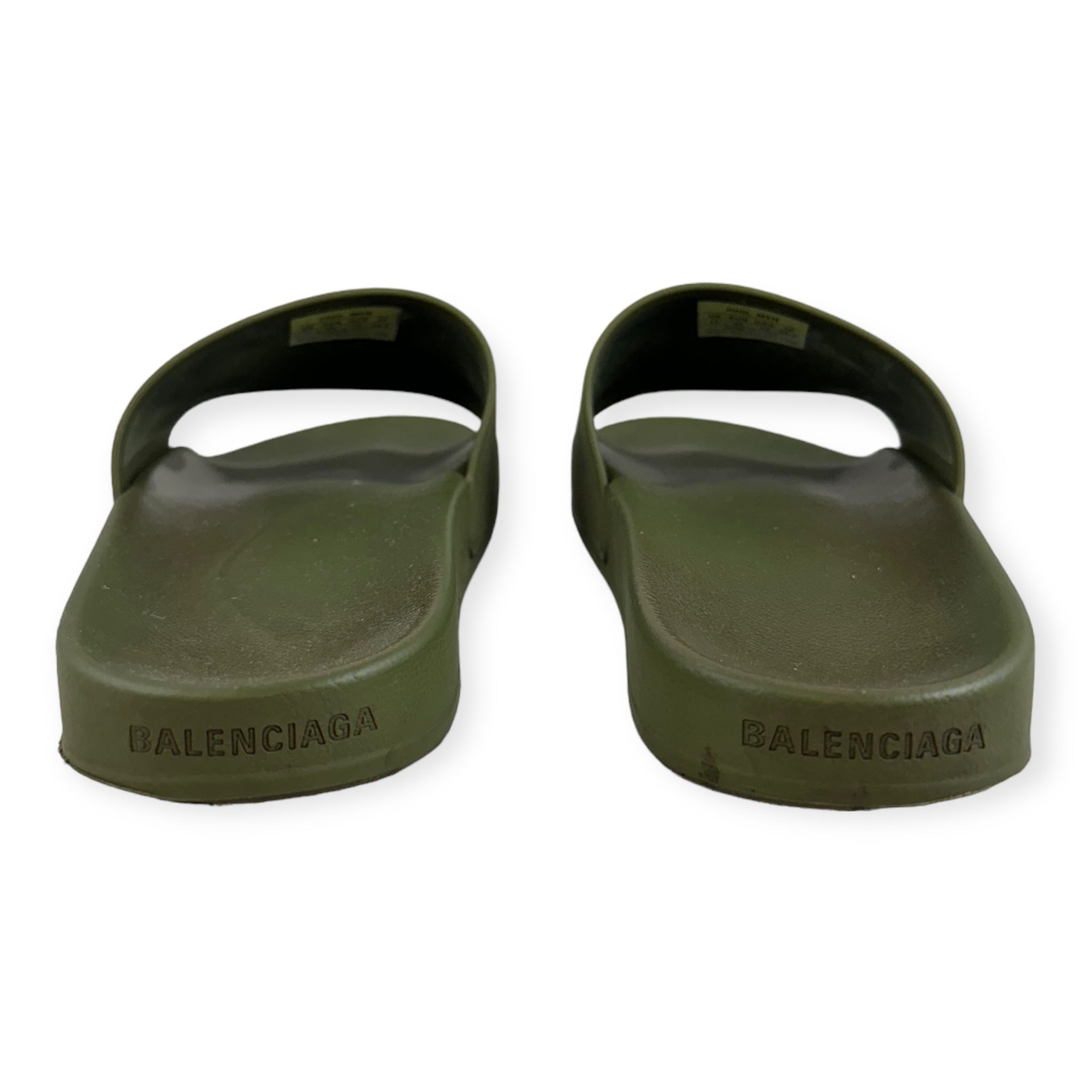 Balenciaga sandals olive online