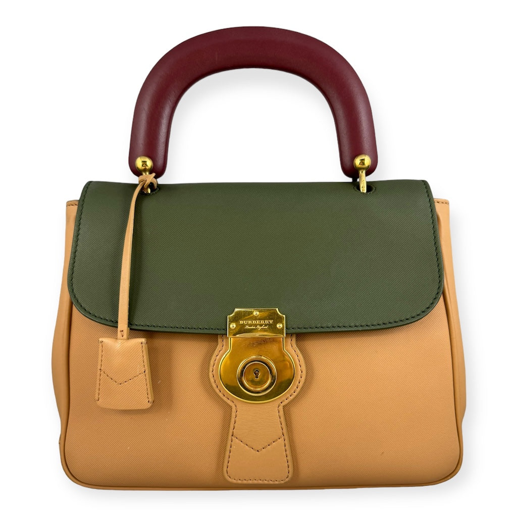 BURBERRY DK88 Medium Handbag Tricolor