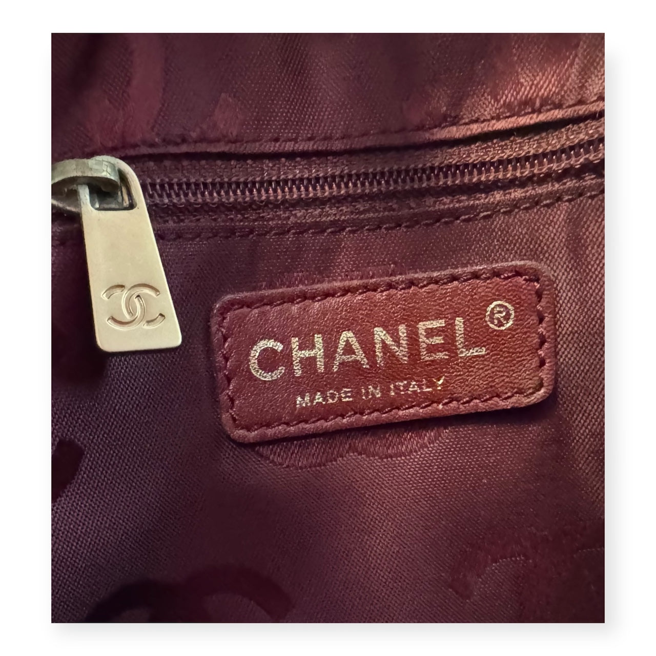 CHANEL Wild Stitch Bowler Bag in Ruby