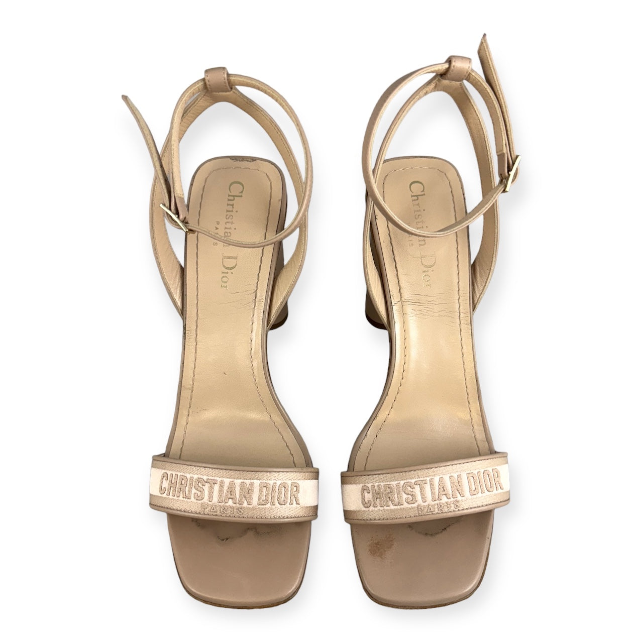 DIOR Dway Sandals in Nude | Size 40