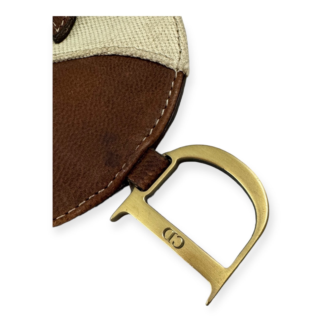 DIOR Gaucho Belt in Brown Ivory | Size 85