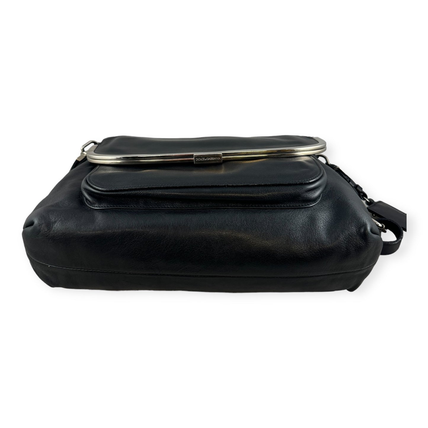 DOLCE & GABBANA Miss Sleek Handbag in Black