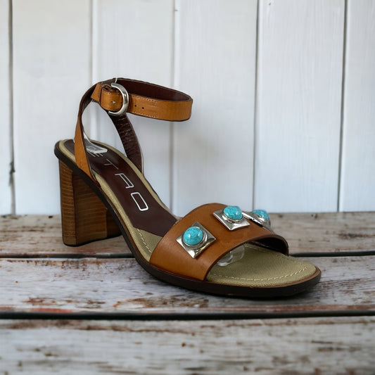 ETRO Crown Me Sandals in Brown | Size 40
