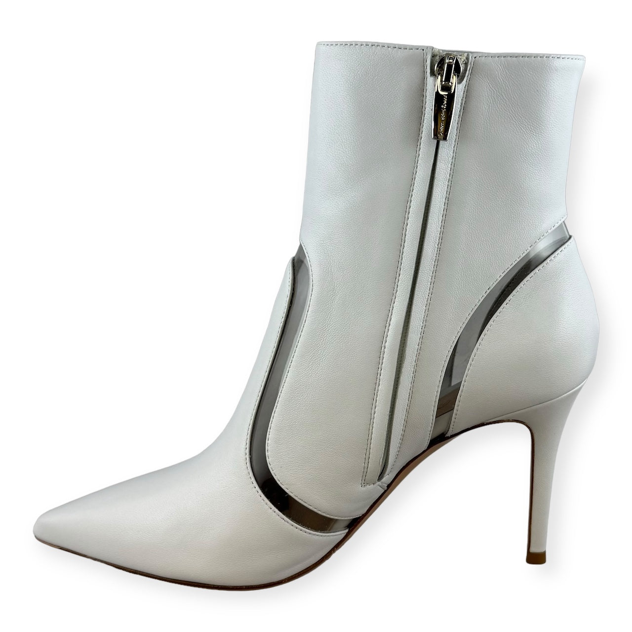 GIANVITO ROSSI Booties in White | Size 38.5