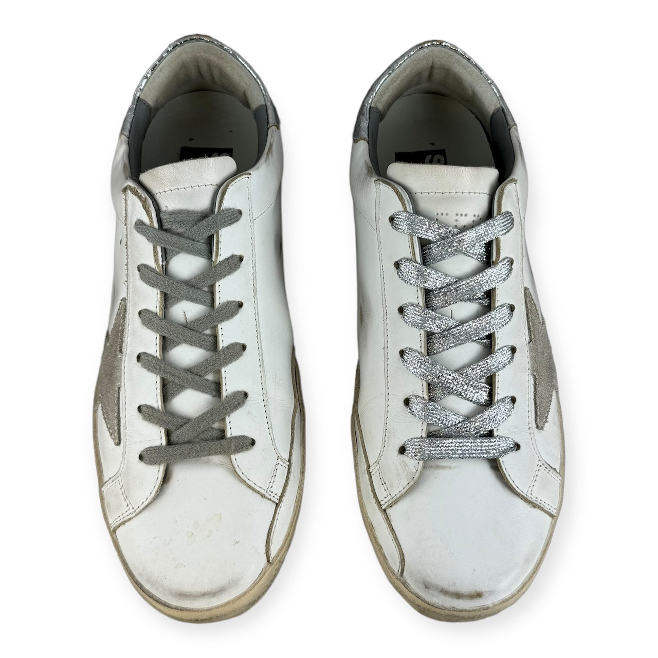 GOLDEN GOOSE Superstar Sneakers in White | Size 39