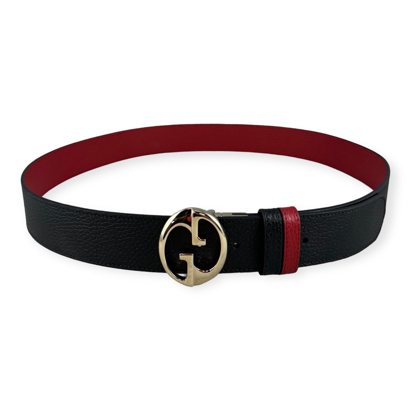 GUCCI 1973 Reversible Belt in Black Red | Size 110/44