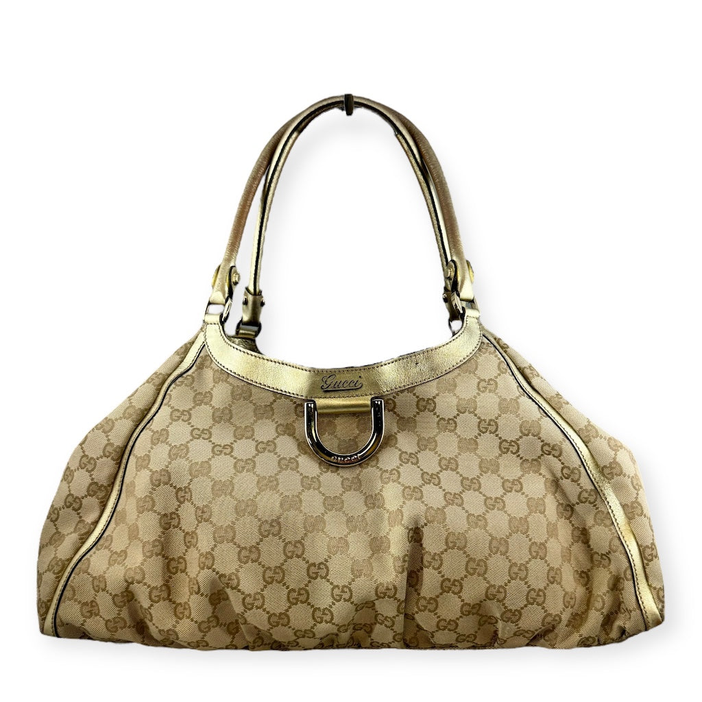 GUCCI Abbey Shoulder Bag in Gold