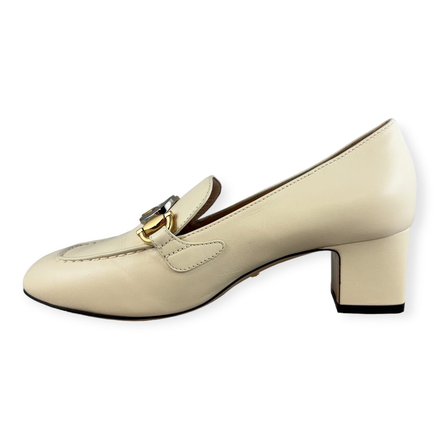 GUCCI Block Heels in Ivory | Size 35.5