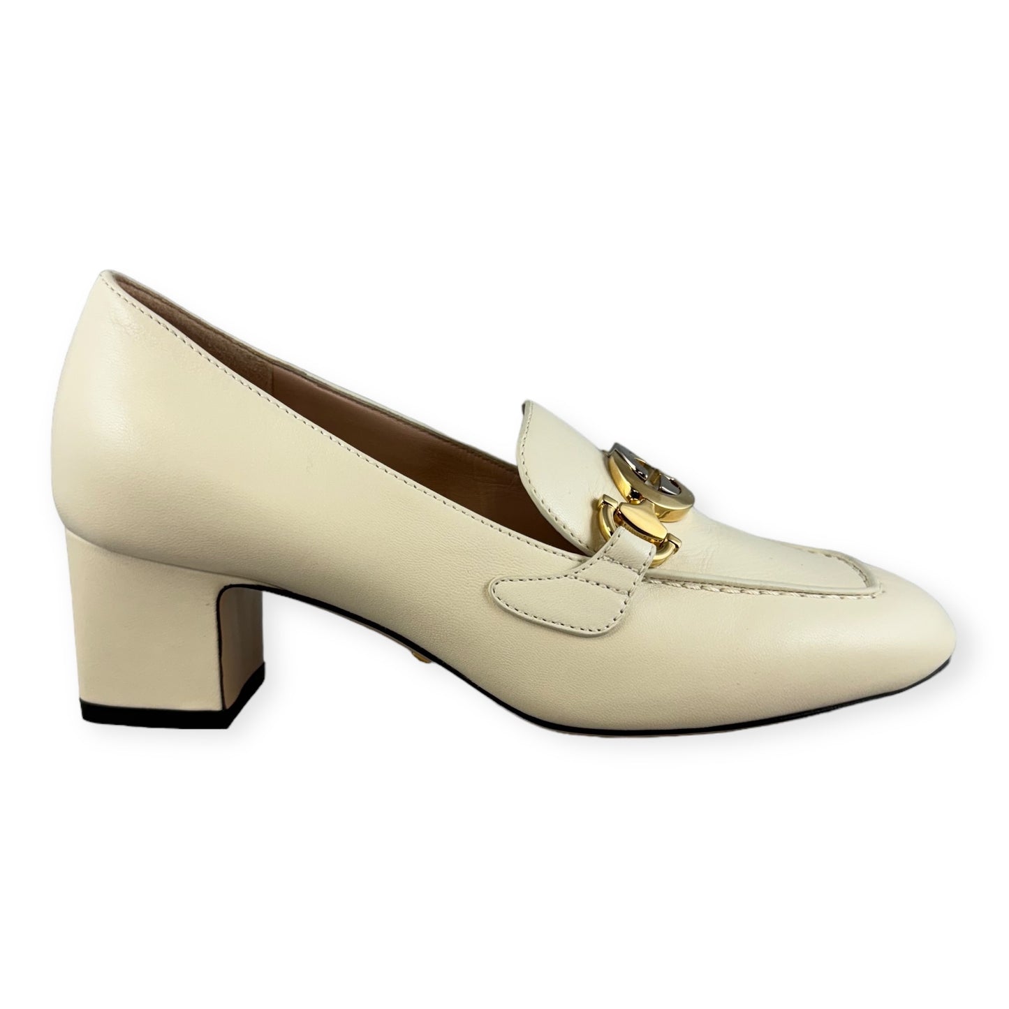 GUCCI Block Heels in Ivory | Size 35.5