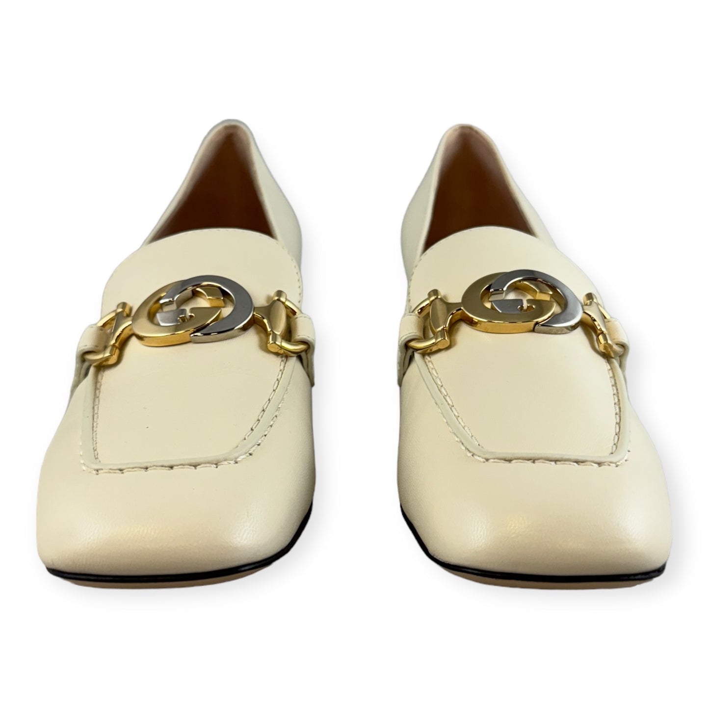 GUCCI Block Heels in Ivory | Size 35.5