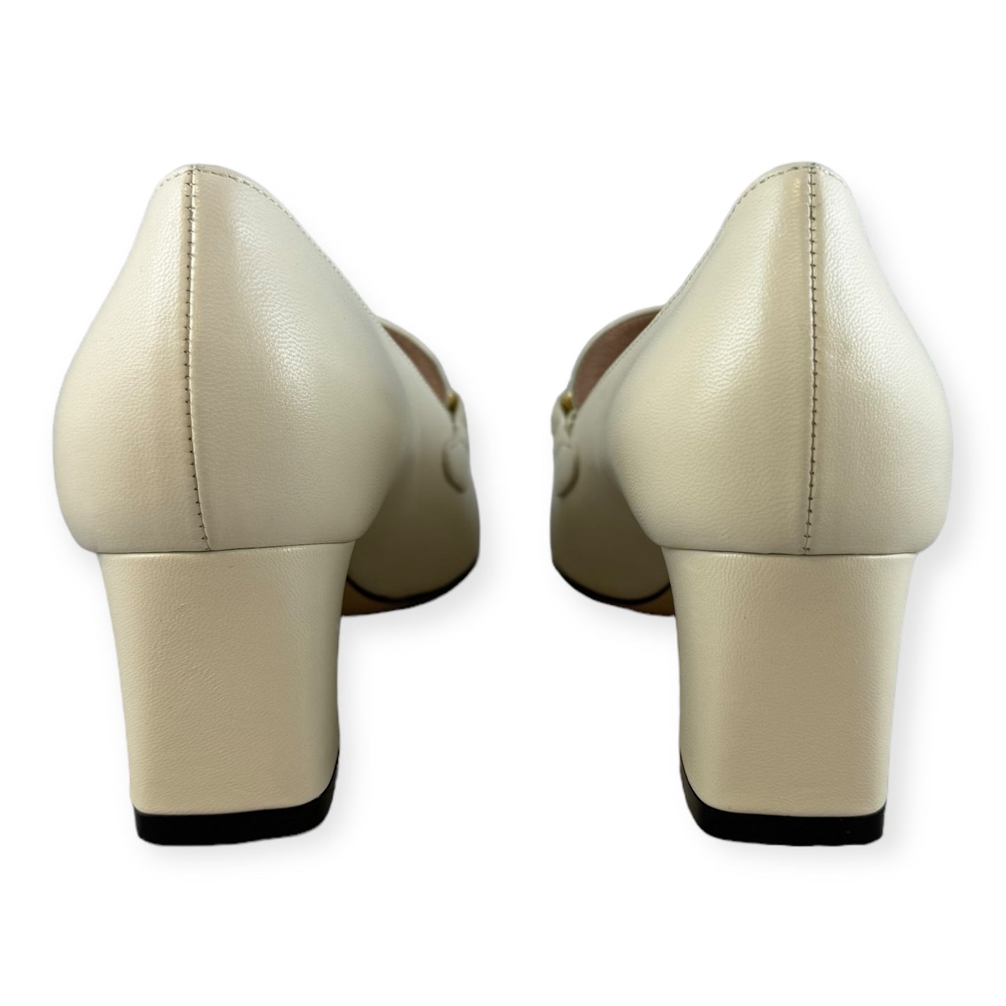 GUCCI Block Heels in Ivory | Size 35.5