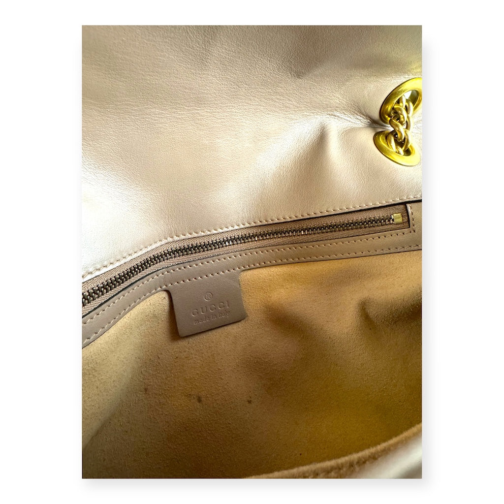 GUCCI GG Marmont Shoulder Bag in Porcelain Rose