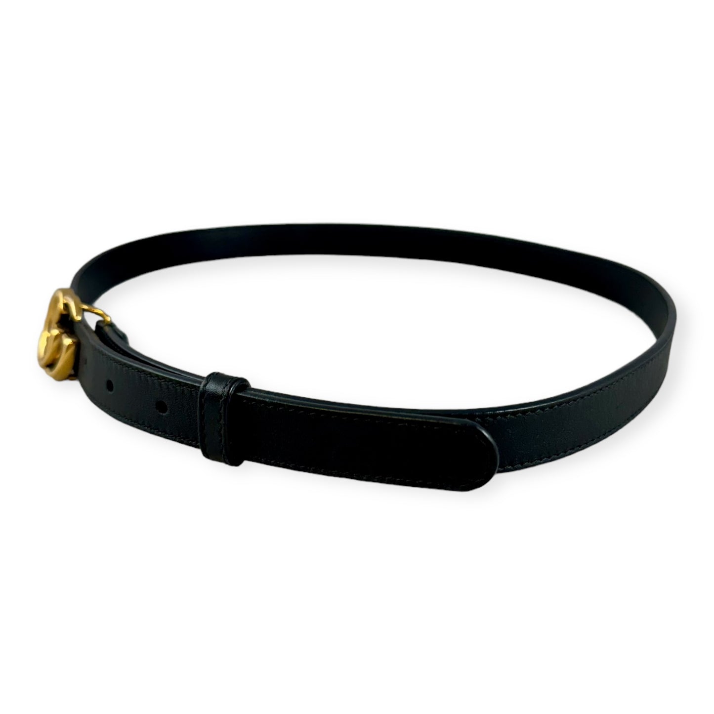 GUCCI GG Marmont Thin Belt in Black | Size 85/34