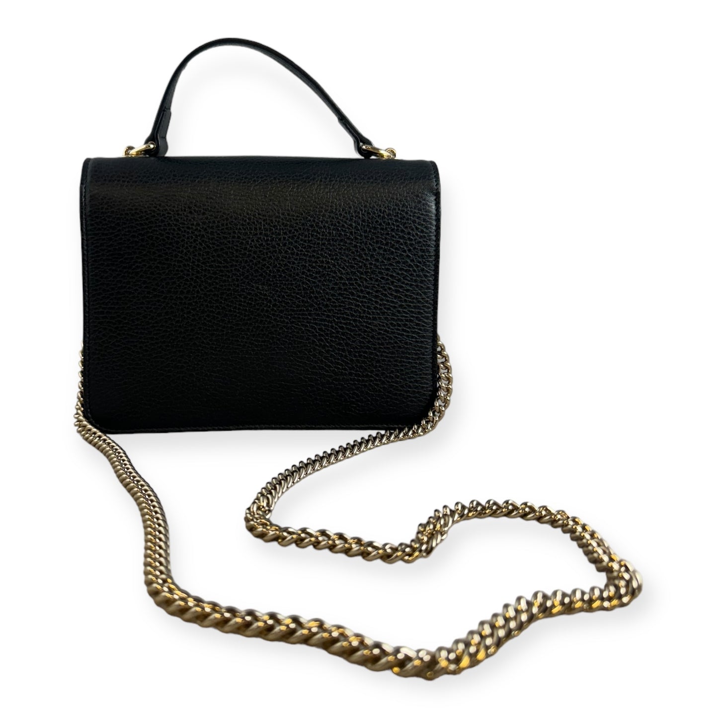 GUCCI Interlocking G Crossbody in Black