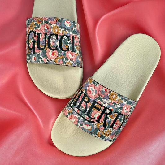 GUCCI Liberty Slide Sandals Multi | Size 36