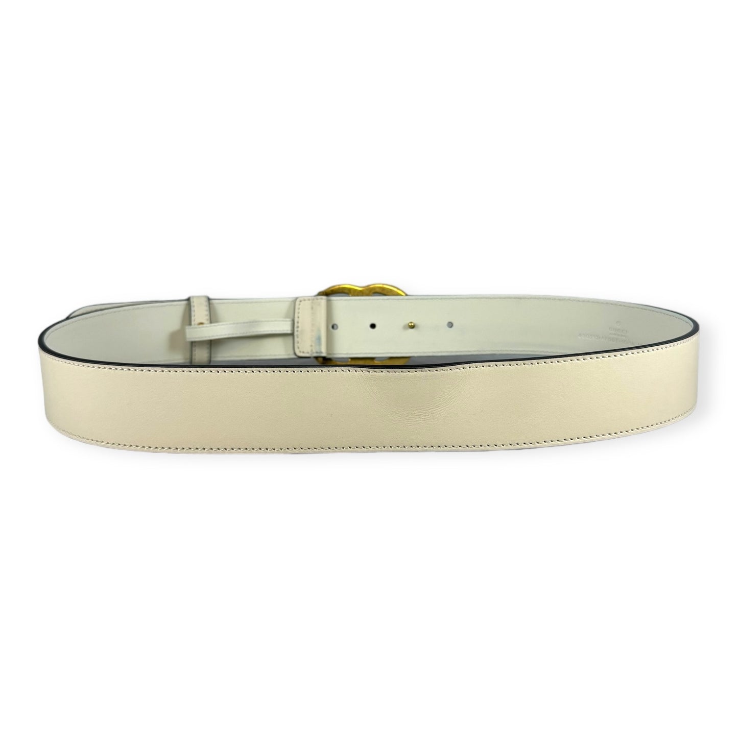 GUCCI GG Marmont Belt in Ivory | Size 90/36