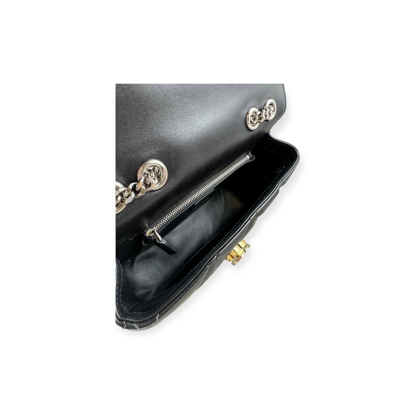 GUCCI Deco Shoulder Bag in Black