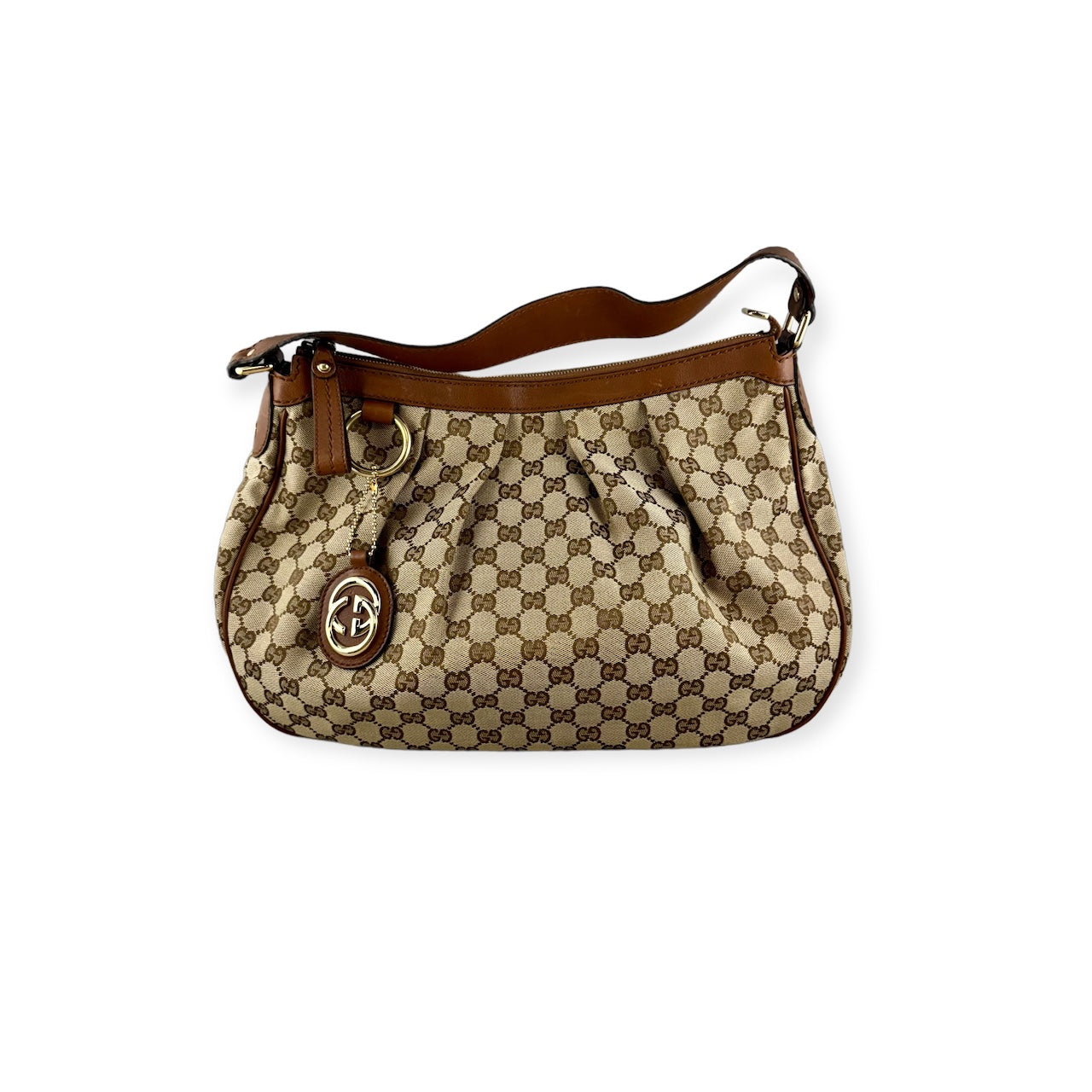 GUCCI Sukey Shoulder Bag in Brown