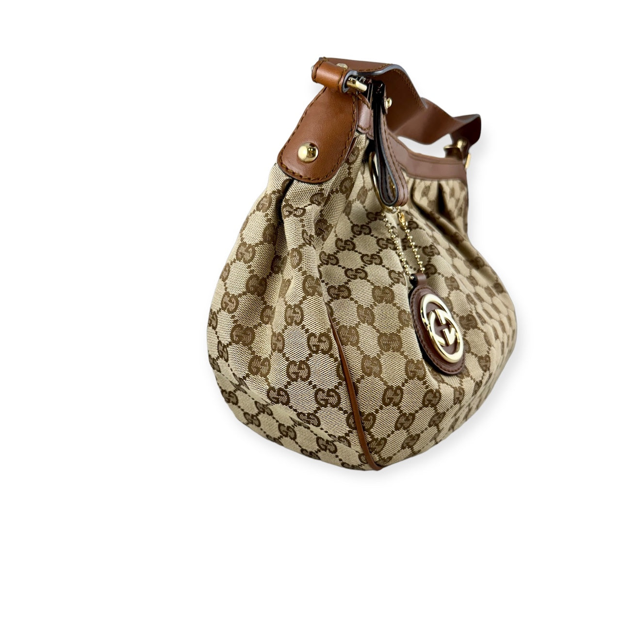 GUCCI Sukey Shoulder Bag in Brown