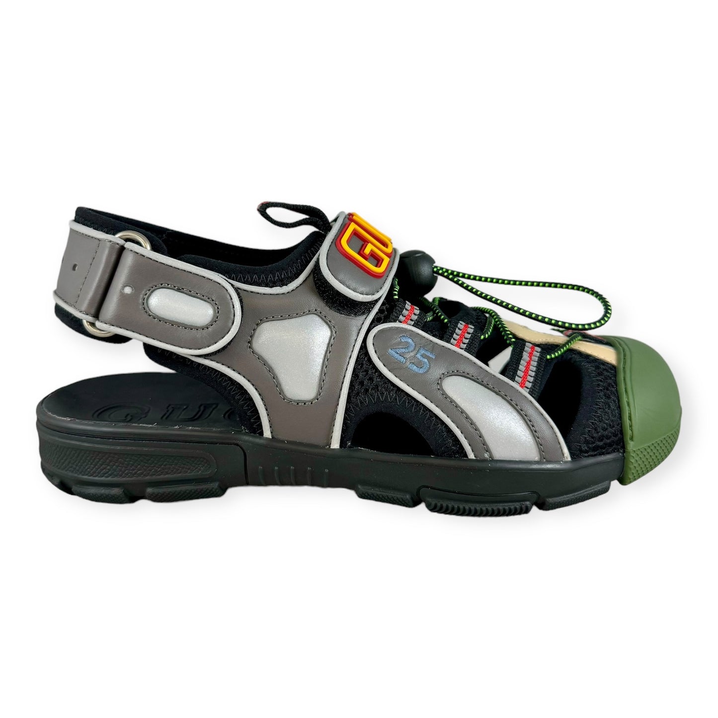 GUCCI Tinsel Sport Sandals Multicolor | Size 37.5