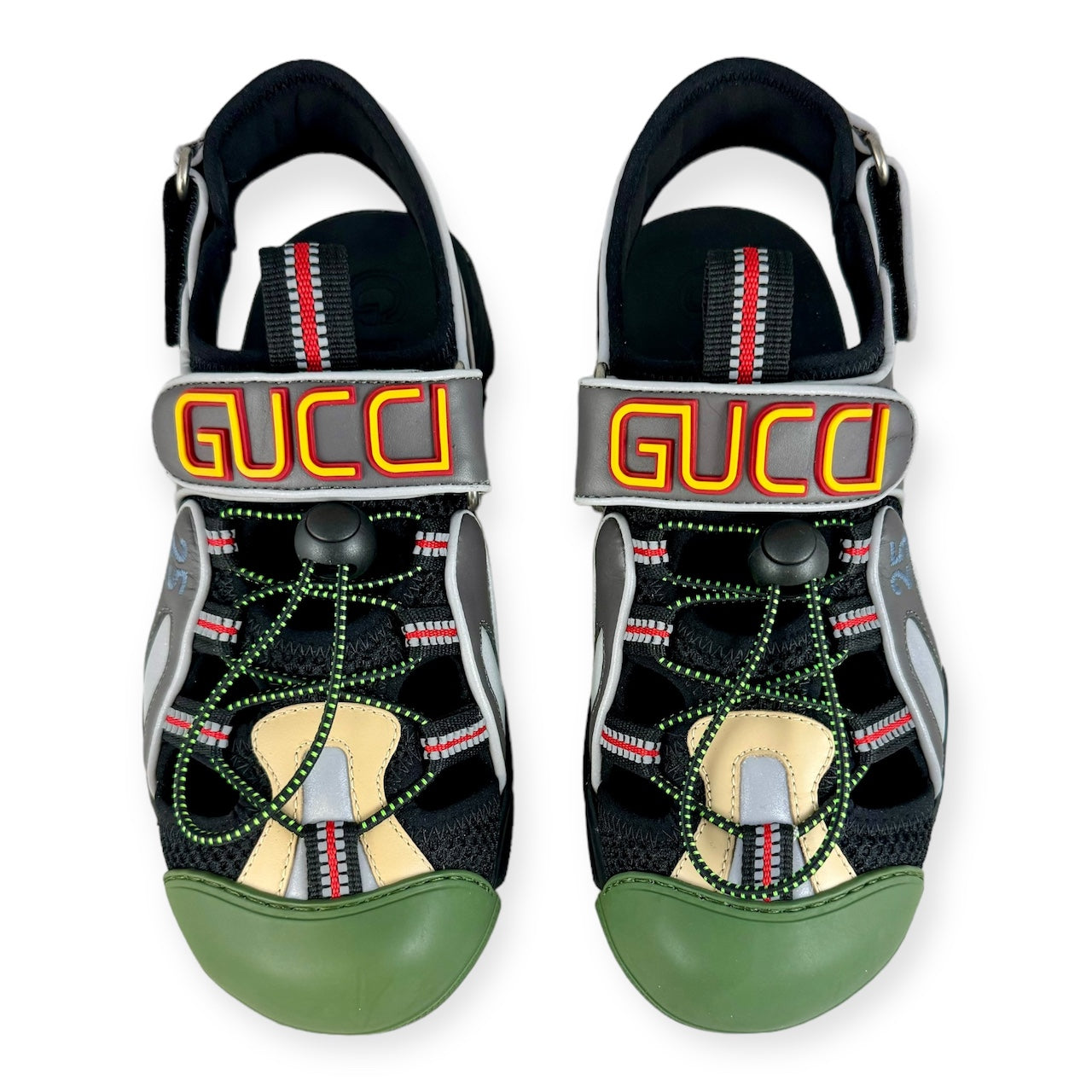 GUCCI Tinsel Sport Sandals Multicolor | Size 37.5