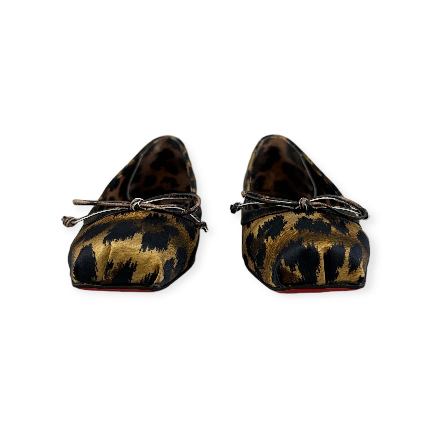 CHRISTIAN LOUBOUTIN Mamadrague Leopard Ballet Flats | Size 36