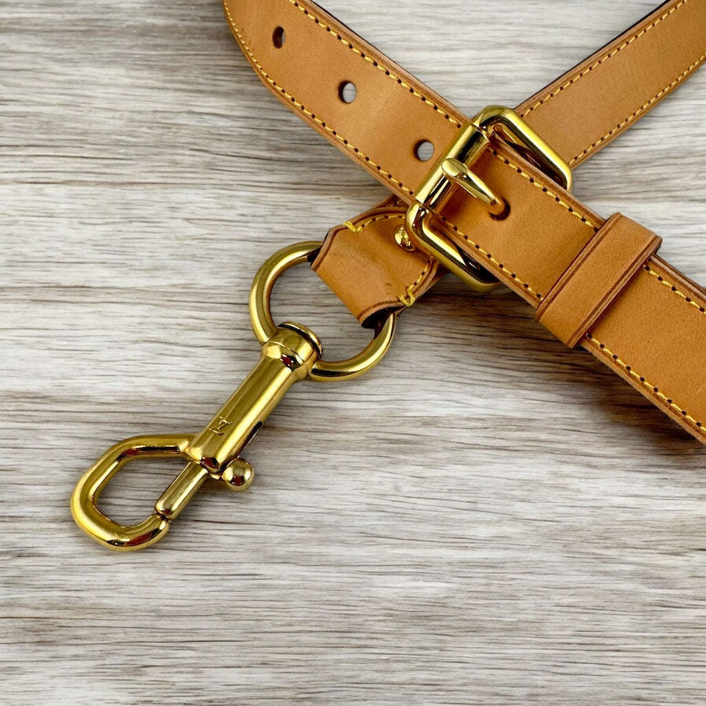 LOUIS VUITTON Vachetta Leather Bandouliere Strap