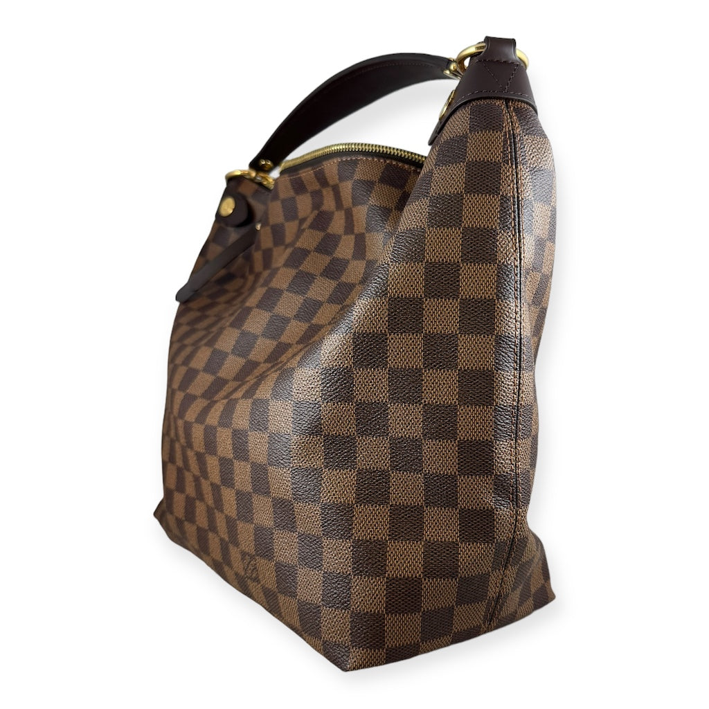 LOUIS VUITTON Duomo Shoulder Bag Damier Ebene