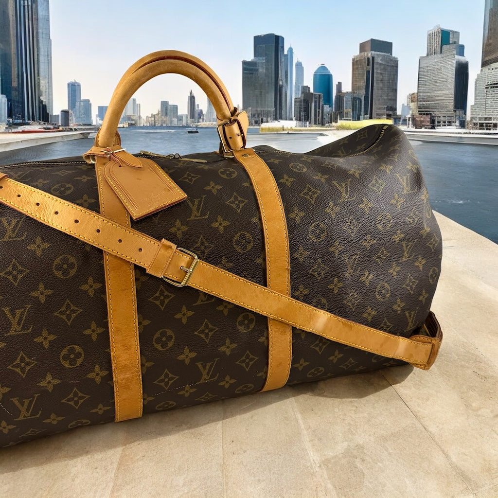 LOUIS VUITTON Monogram Keepall Bandouliere 60