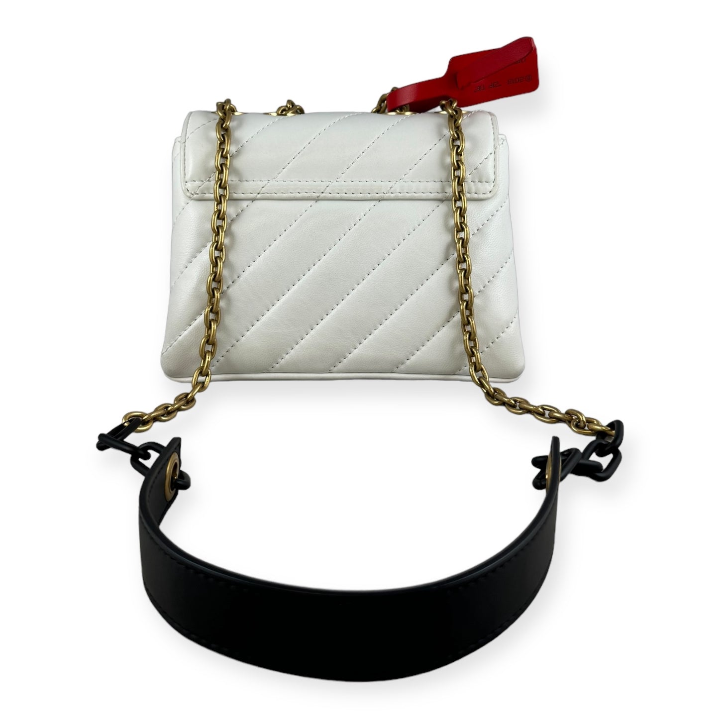 OFF-WHITE Jackhammer 17 Shoulder Bag in White