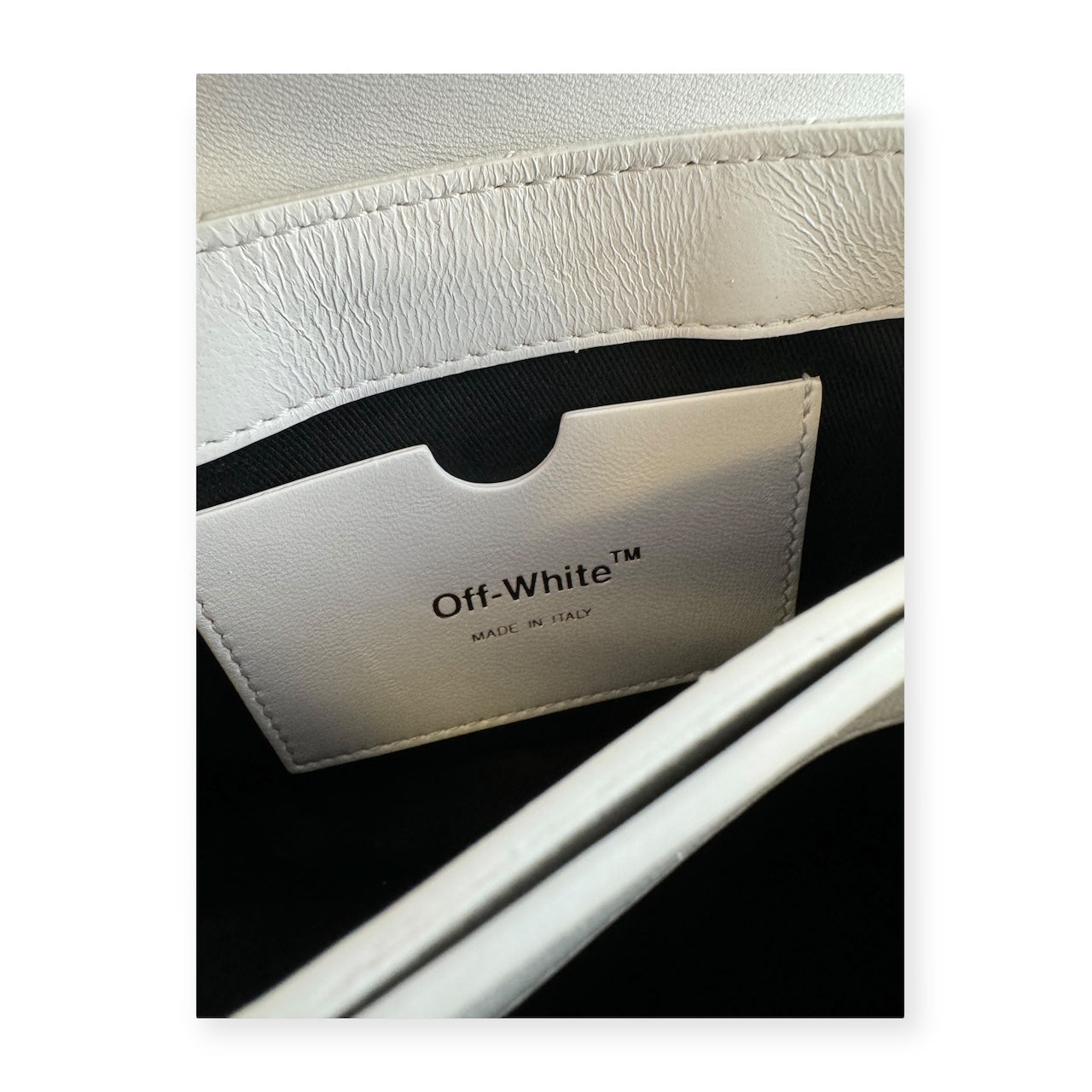 OFF-WHITE Jackhammer 17 Shoulder Bag in White