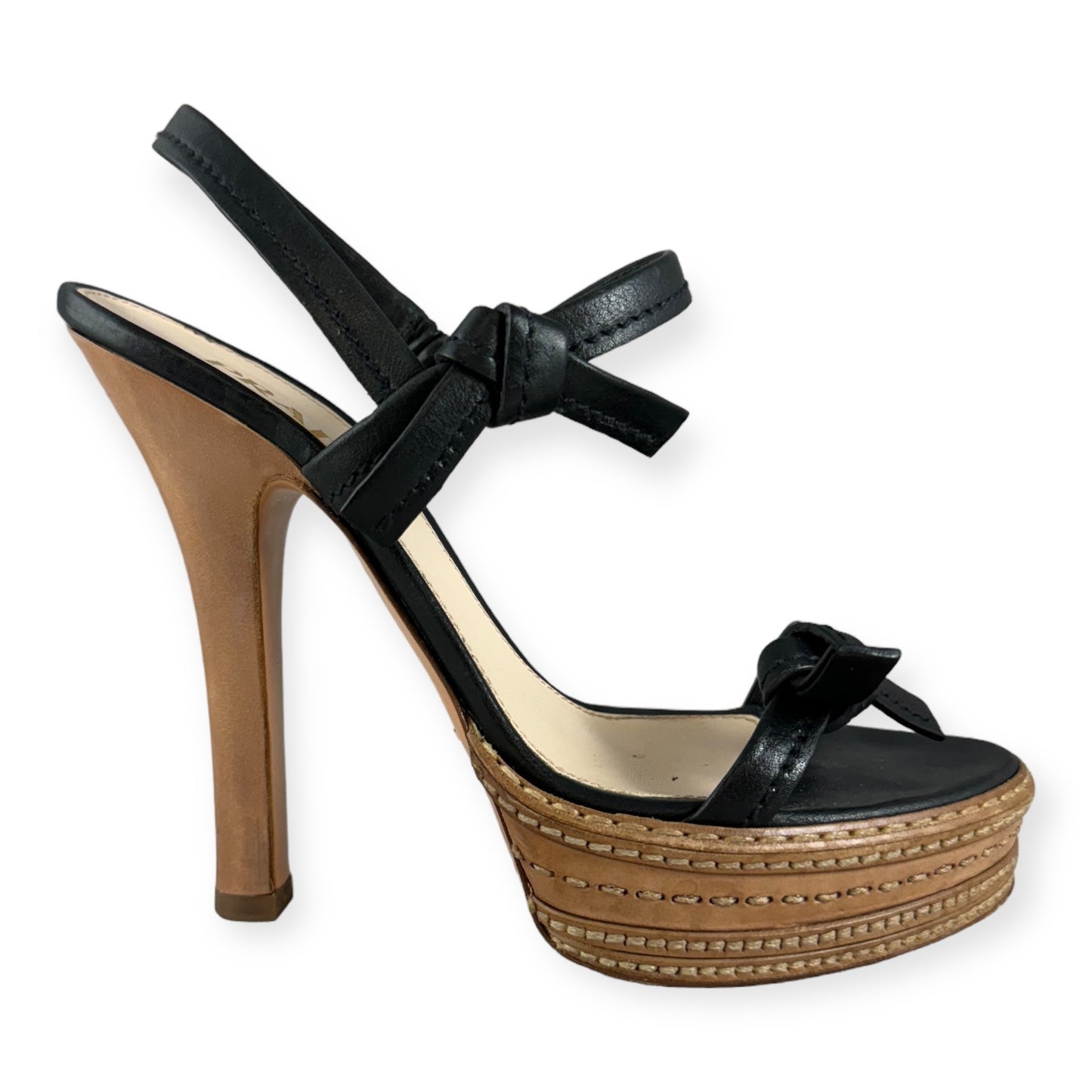 PRADA Knot Sandals in Black | Size 38