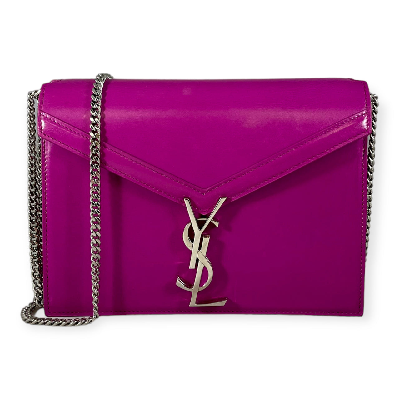 SAINT LAURENT Cassandra Bag in Fuchsia