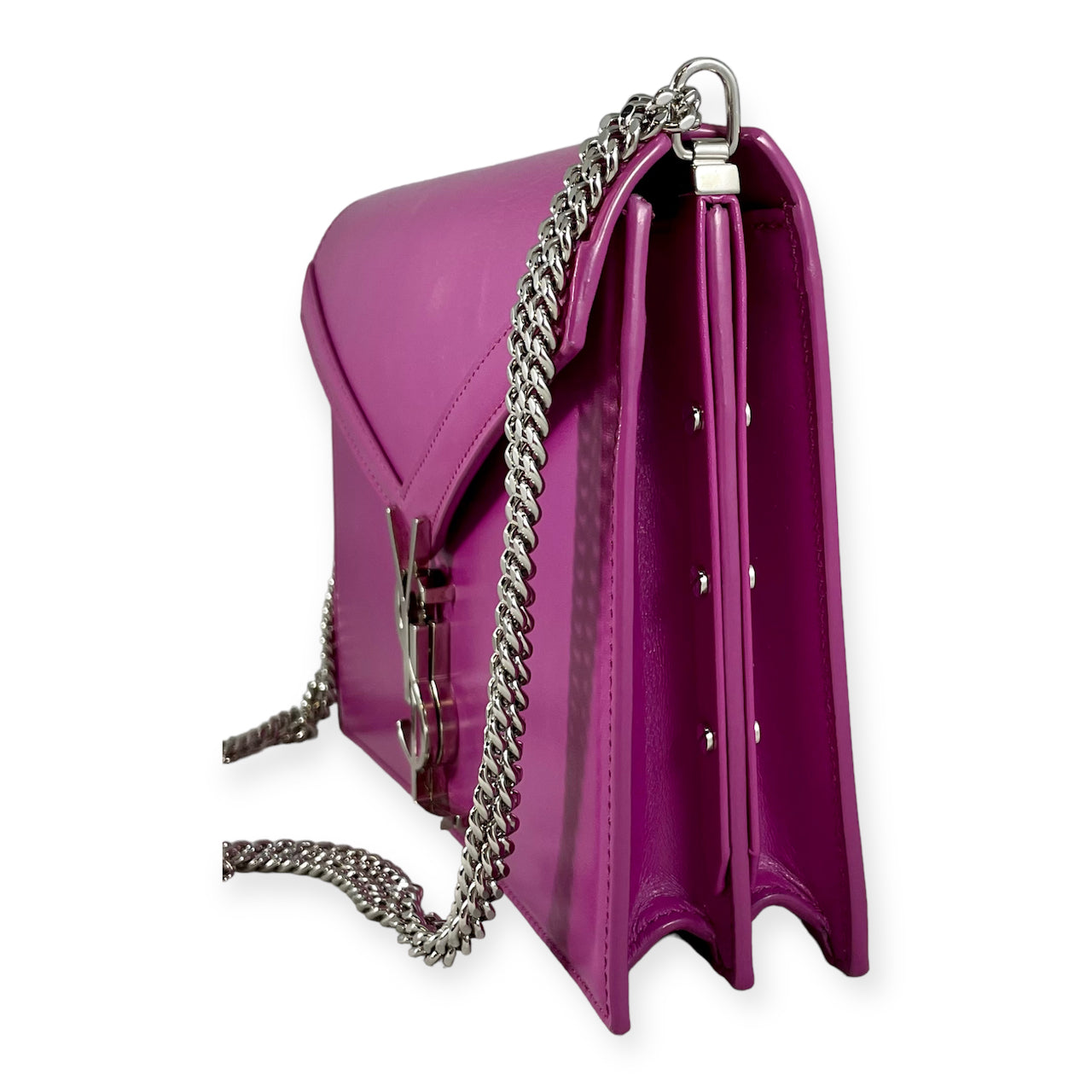 SAINT LAURENT Cassandra Bag in Fuchsia