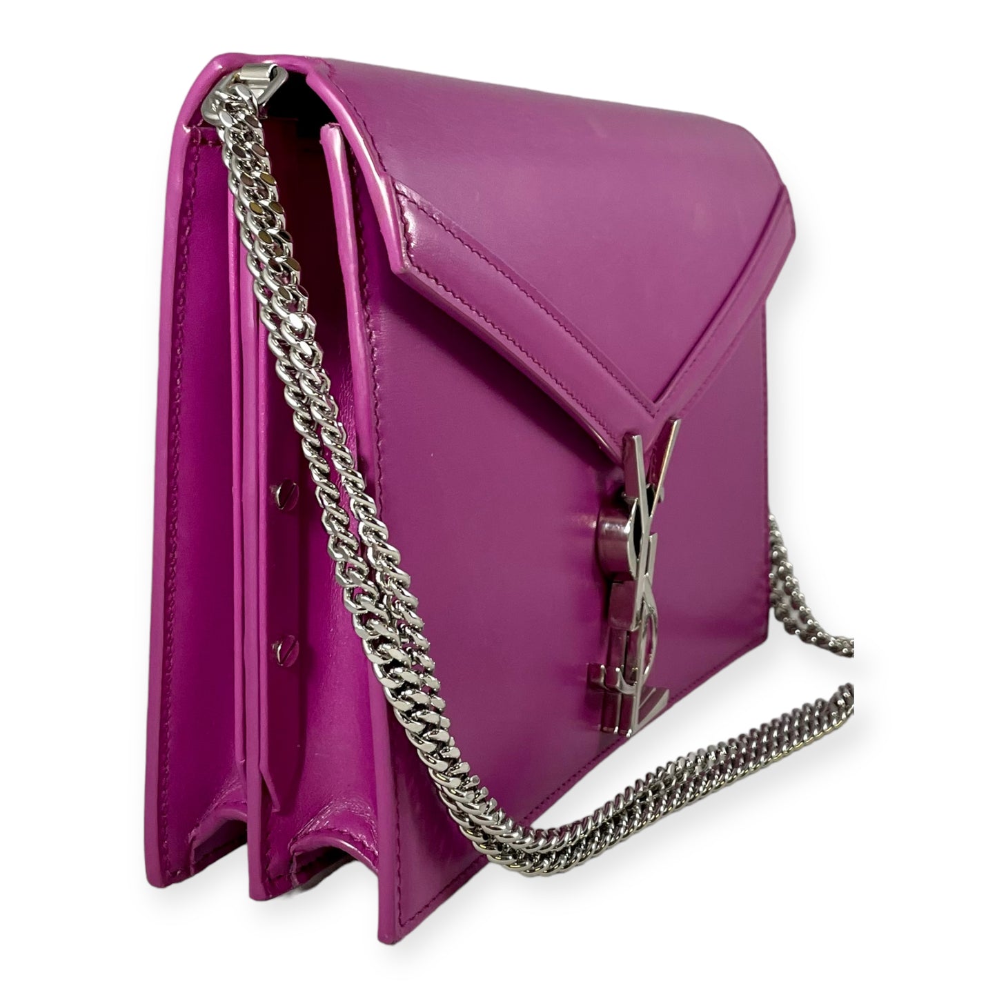 SAINT LAURENT Cassandra Bag in Fuchsia