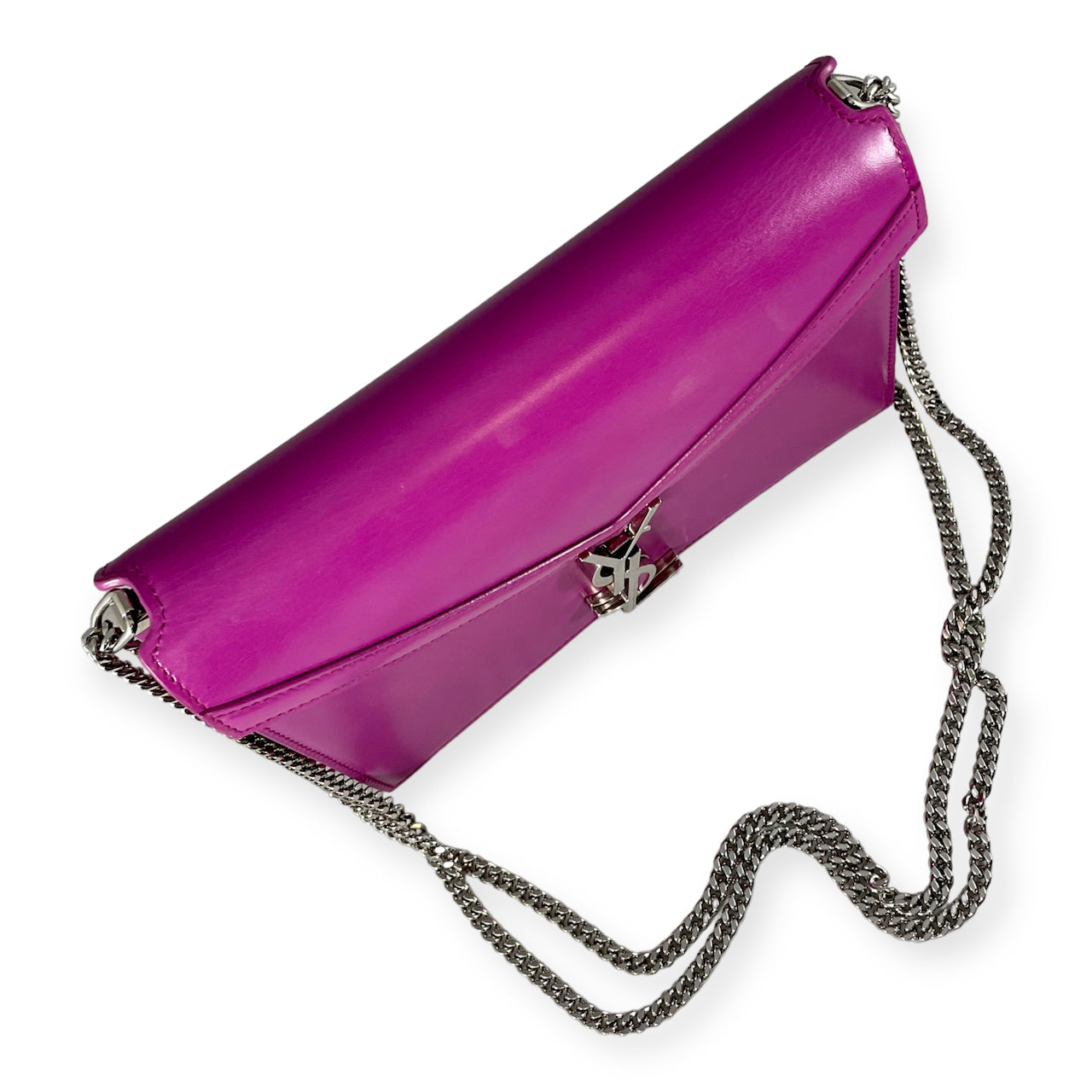 SAINT LAURENT Cassandra Bag in Fuchsia