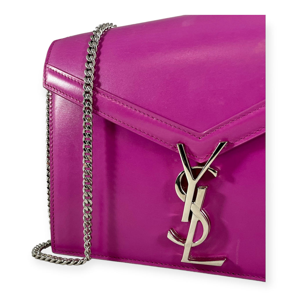 SAINT LAURENT Cassandra Bag in Fuchsia